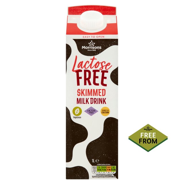 Morrisons Lactose Free Skimmed Milk 1L