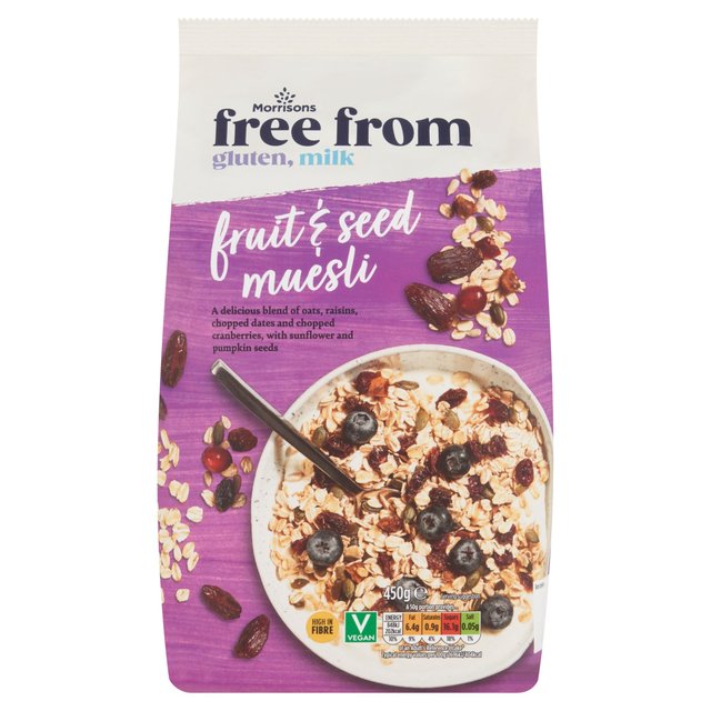 Morrisons Free From Fruit Muesli 450g