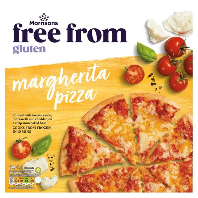 Morrisons Free From Gluten Free Margherita Pizza  250g