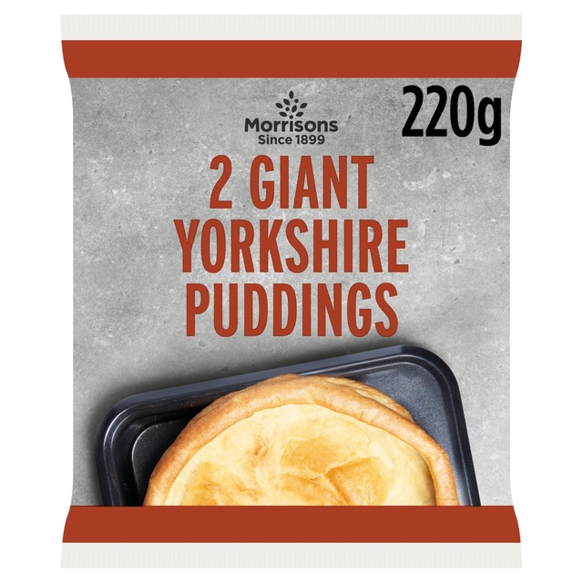 Morrisons Giant Yorkshire Puddings Twin Pack 220g