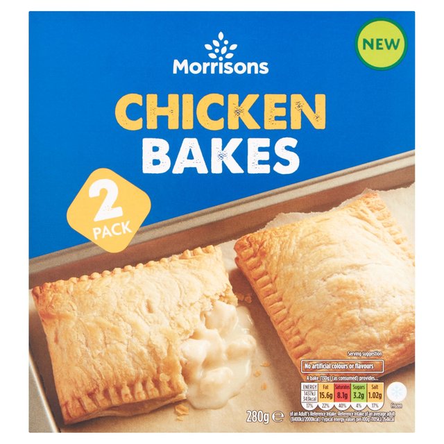 Morrisons 2 Chicken Bakes 280g