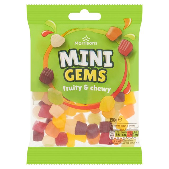 Morrisons Mini Gems  190g