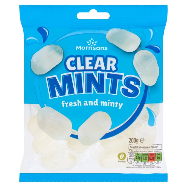 Morrisons Clear Mints  200g