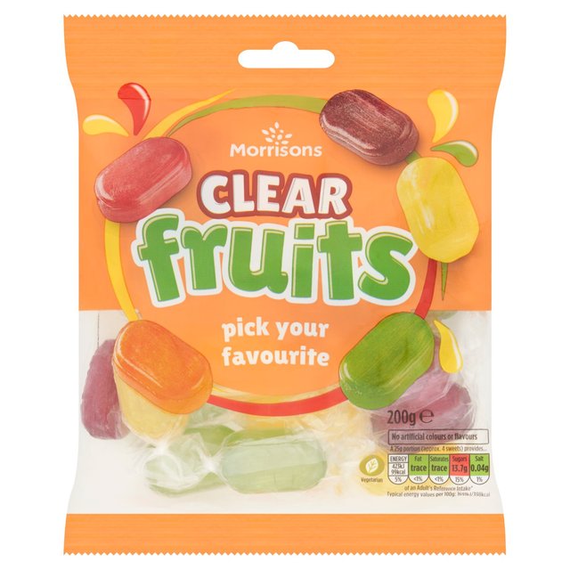 Morrisons Clear Fruits  200g