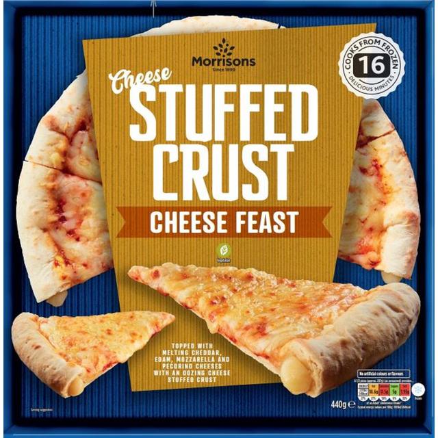 Morrisons Cheese Feast Stuffed Crust Pizza 440g