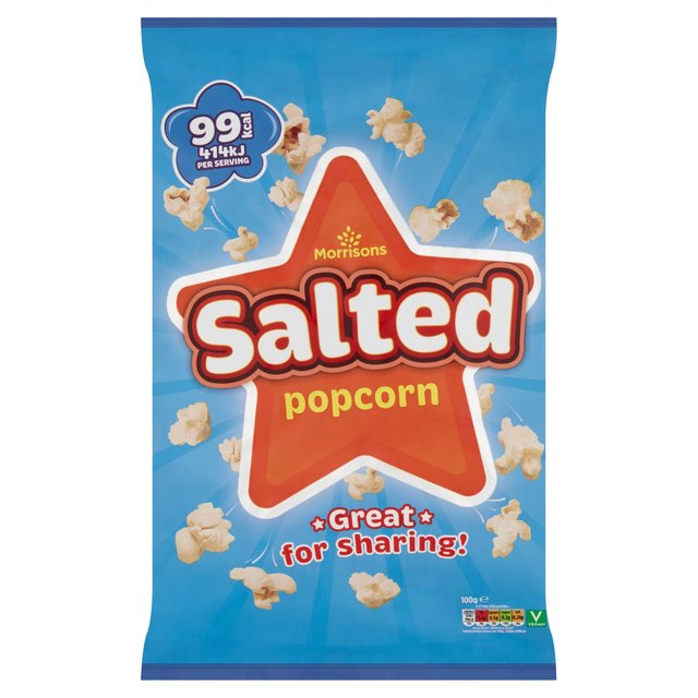 Morrisons Salted Popcorn  100g