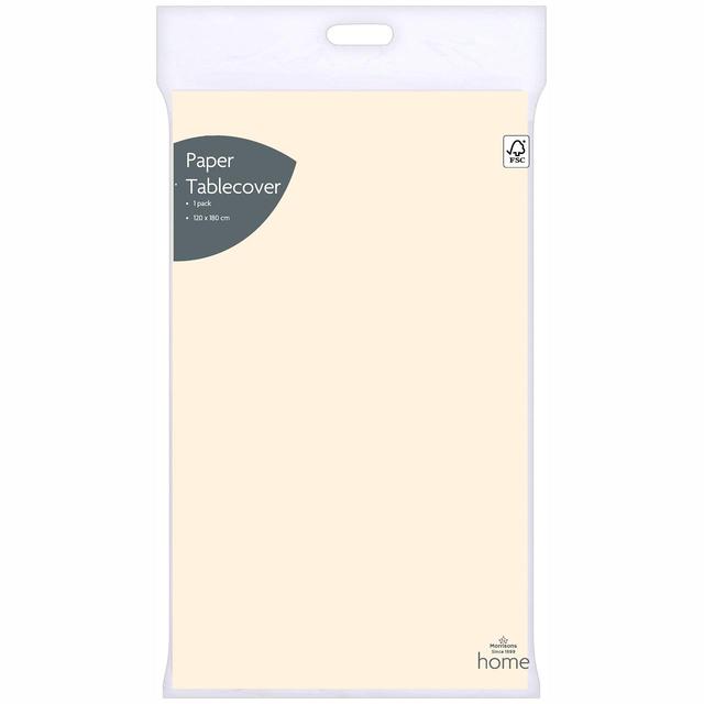 Morrisons Cream Tablecover 