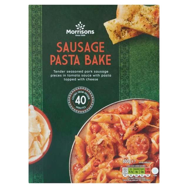 Morrisons Italian Sausage Pasta Bake  400g