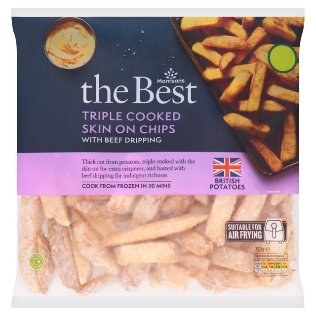 Morrisons The Best Triple Cooked Beef Dripping Chips  750g