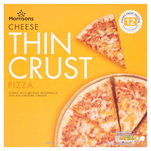 Morrison Thin Crust Cheese Pizza 314g