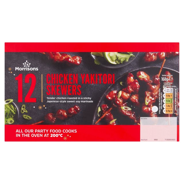 Morrisons Chicken Yakitori Skewers  168g