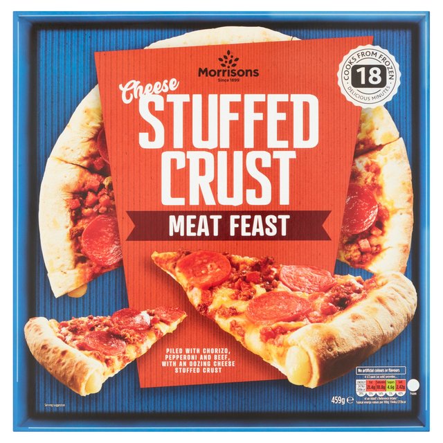 Morrisons Meat Feast Stuffed Crust Pizza  459g