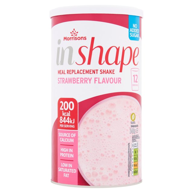 Morrisons In Shape Strawberry Meal Replacement Drink 348g