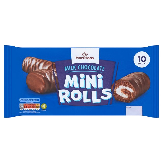 Morrisons  Mini Chocolate Rolls 10 per pack