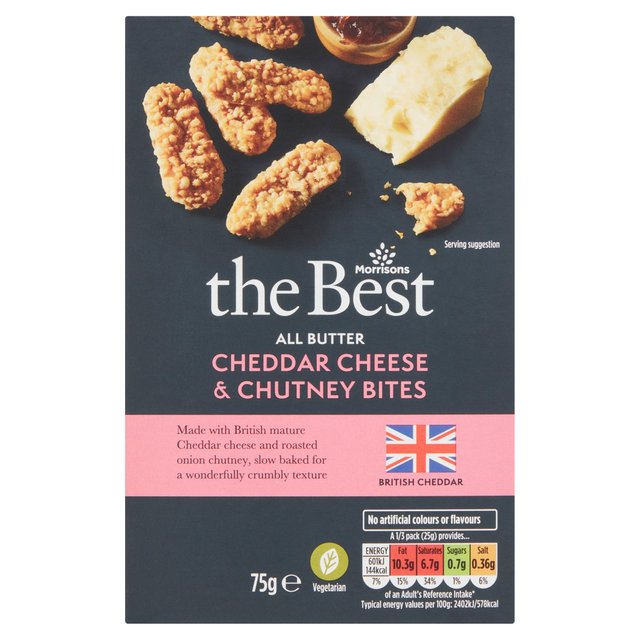 Morrisons The Best All Butter Cheese & Chutney Biscuits  75g