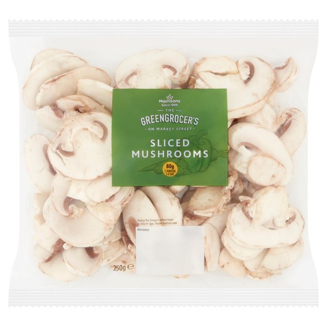 Morrisons Sliced Mushrooms  250g