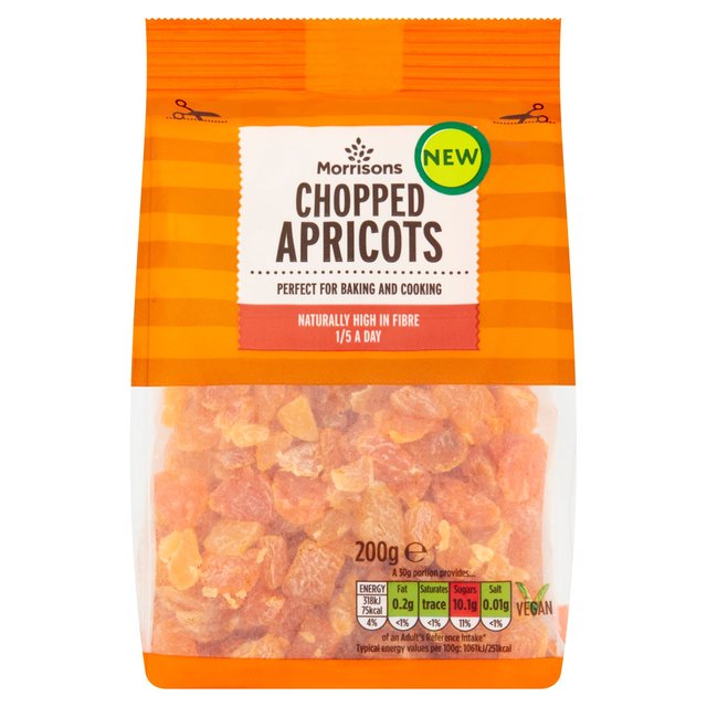 Morrisons Chopped Apricots  200g