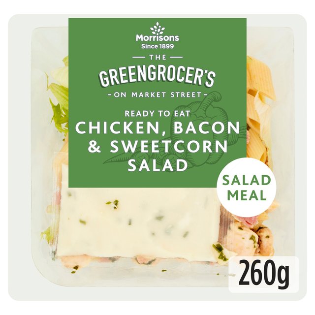 Morrisons Chicken, Bacon And Sweet Corn Pasta Salad 260g