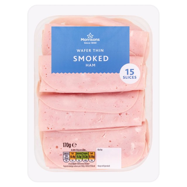 Morrisons Wafer Thin Smoked Ham Slices 170g