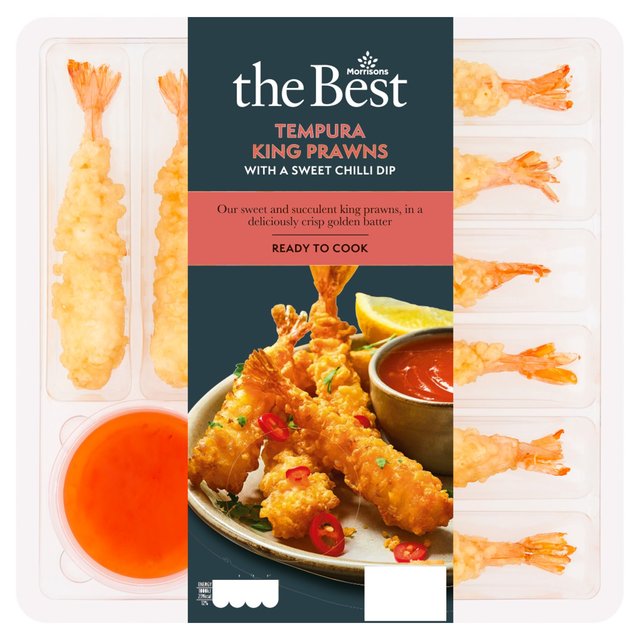 Morrisons The Best Tempura Prawns With Sweet Chilli  210g