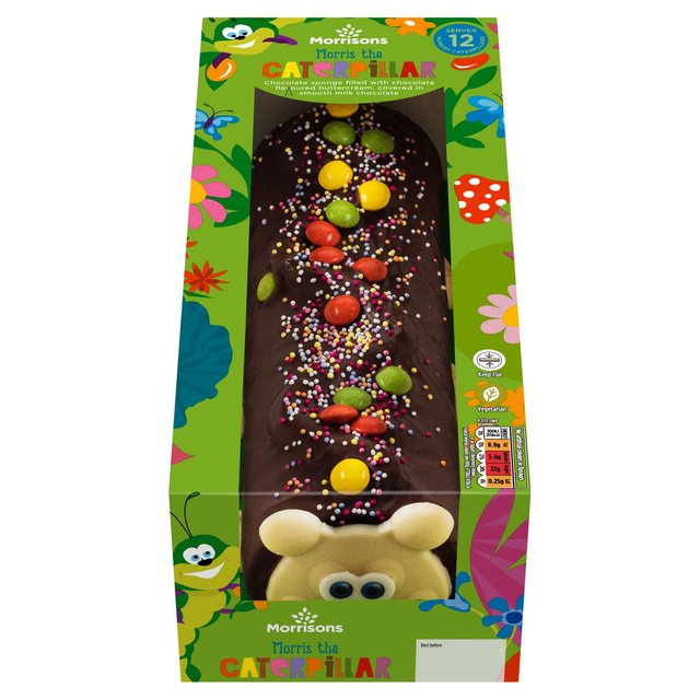 Morrisons Morris The Caterpillar Celebration Cake Serves 12 