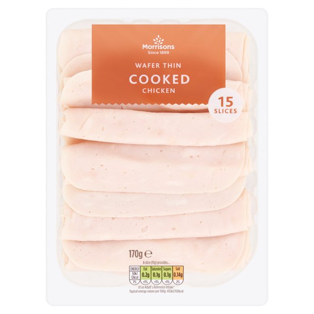 Morrisons Wafer Thin Cooked Chicken 170g