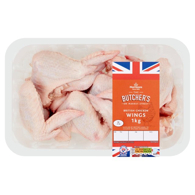 Morrisons British Chicken Wings  1kg