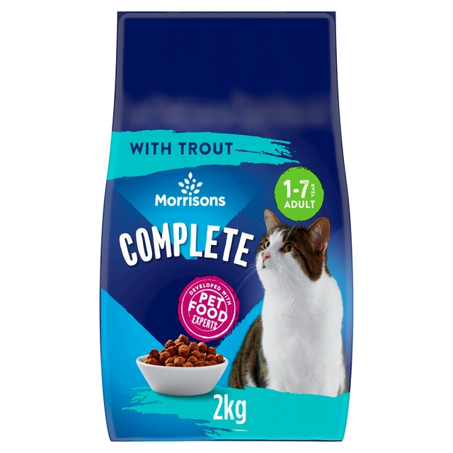 Morrisons Complete Trout Dry Cat Food 2kg