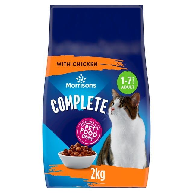 Morrisons Complete Chicken & Veg Dry Cat Food 2kg