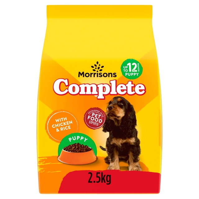 Morrisons Complete Chicken & Veg Puppy Food 2.5kg