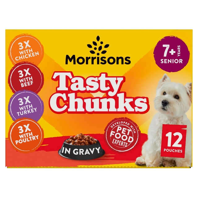 Morrisons Senior Dog Food In Gravy 12 x 100g