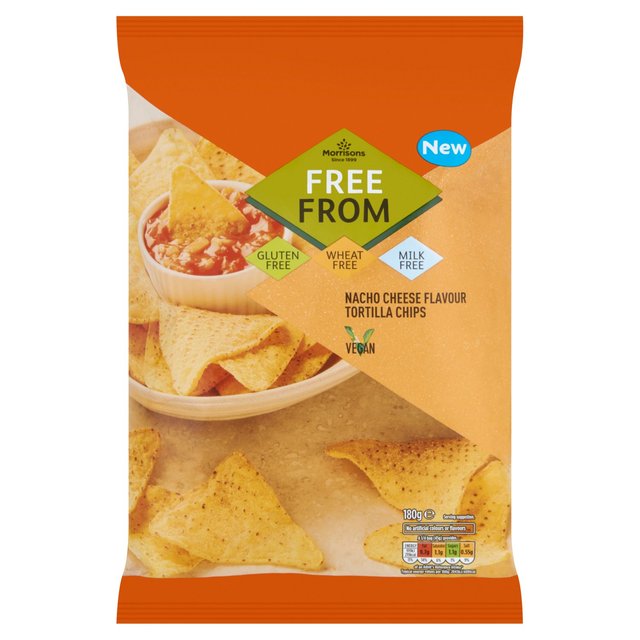 Morrisons Free From Nacho Tortillas Snacks 180g