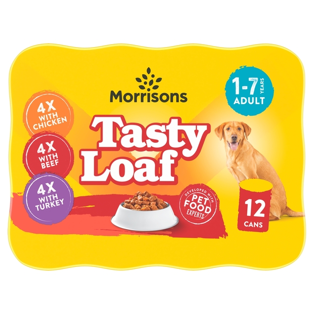 Morrisons Dog Food Meat Loaf 12 x 400g