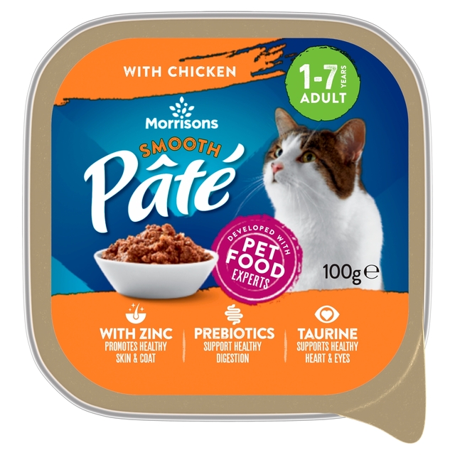 Morrisons Cat Food Chicken Pate 100g