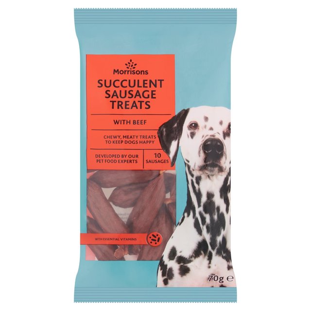 Morrisons Dog Beef Sausage Treats 70g