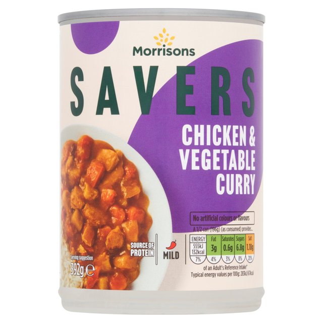 Morrisons Savers Chicken & Vegetable Curry 392g