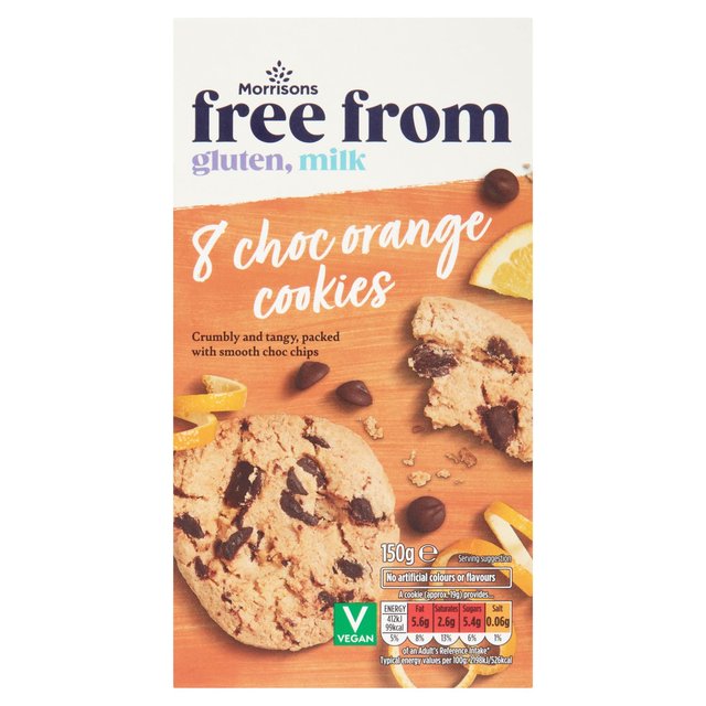 Morrisons Free From Chocolate Orange Cookies 150g