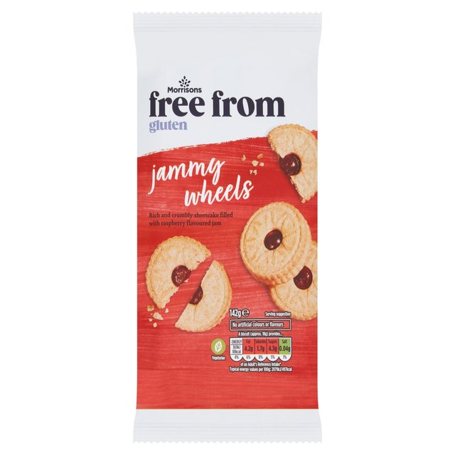 Morrisons Free From Jammy Wheels 142g