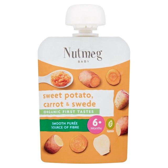 Nutmeg Sweet Potato, Carrot & Swede Baby Food 6M+  70g