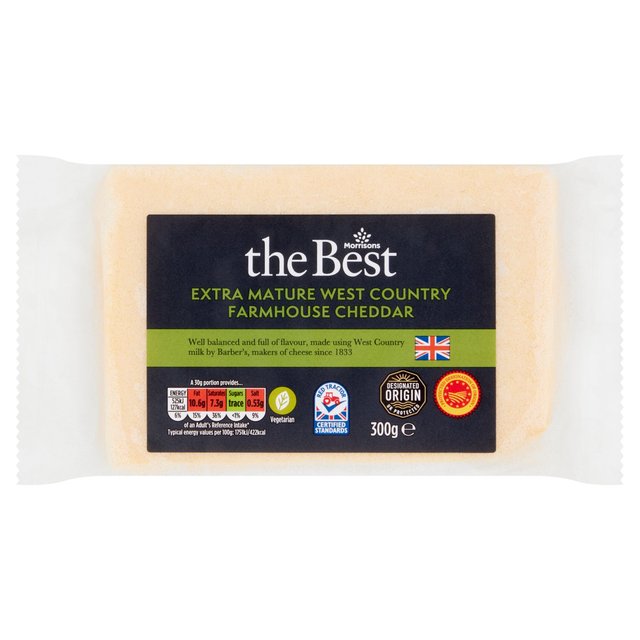 Morrisons The Best Extra Mature Farmhouse Cheddar 300g