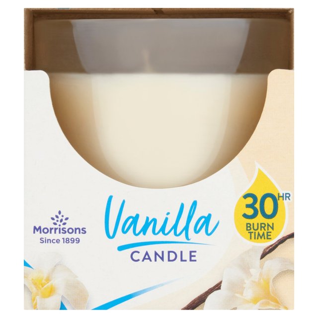 Morrisons Vanilla Candle  120g