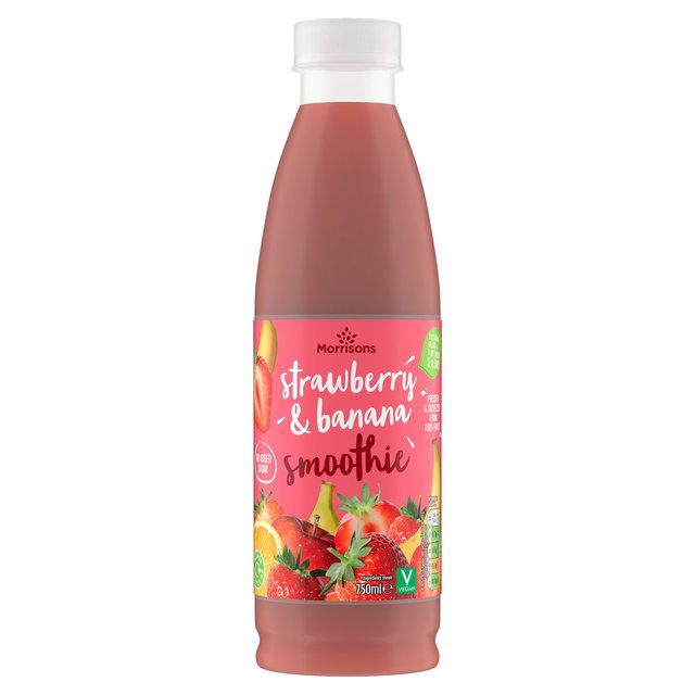 Morrisons Strawberry & Banana Smoothie 750ml