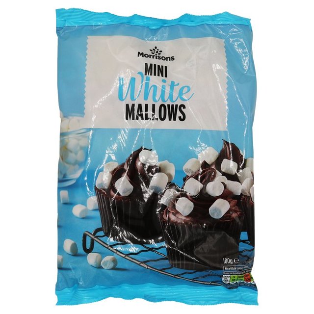 Morrisons White Mini Marshmallows  180g