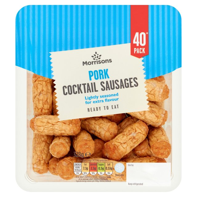 Morrisons 40 Pork Cocktail Sausages 328g