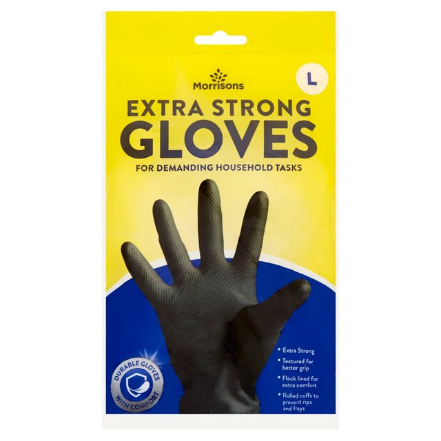 Morrisons Tough Gloves Large 