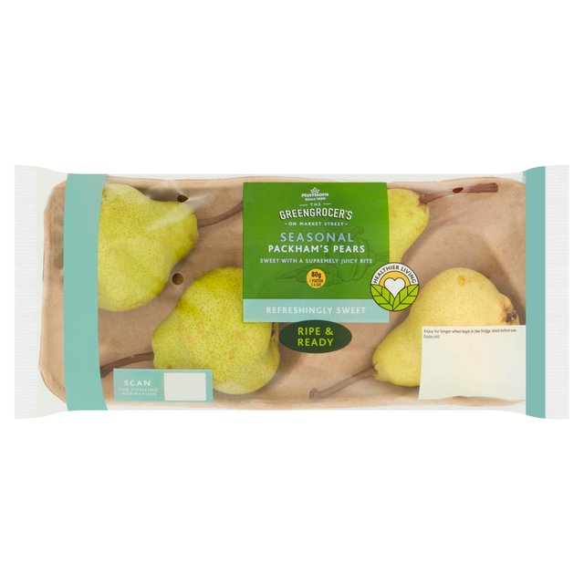 Morrisons Ready To Eat Packham Pears 4 per pack