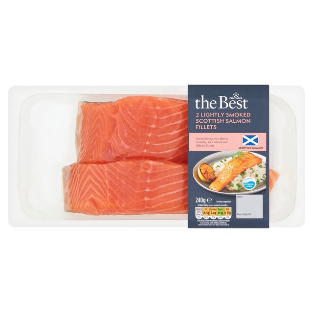 Morrisons The Best Lightly Smoked Scottish  Salmon 240g