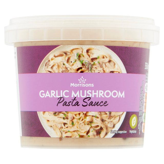 Morrisons Garlic Mushroom Pasta Sauce  350g