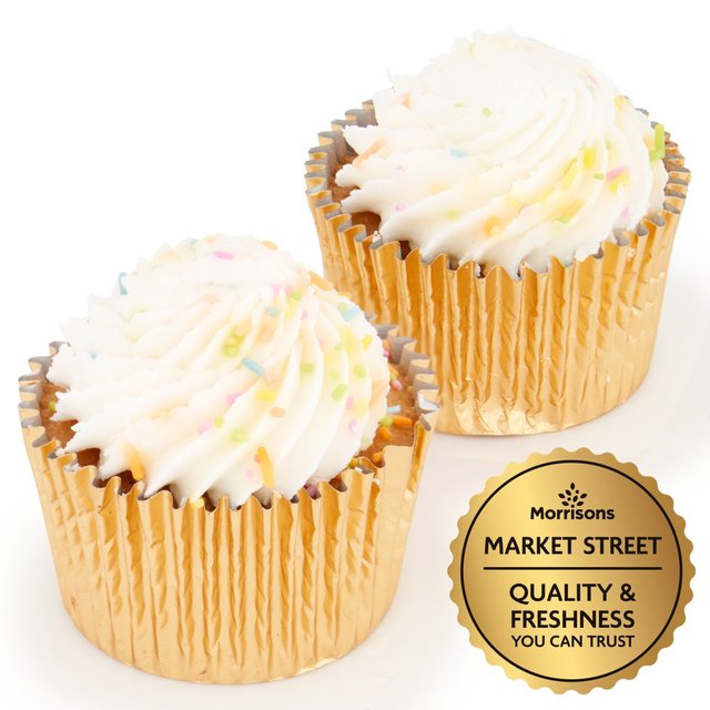 Market Street Birthday Cake Cupcakes 2 per pack