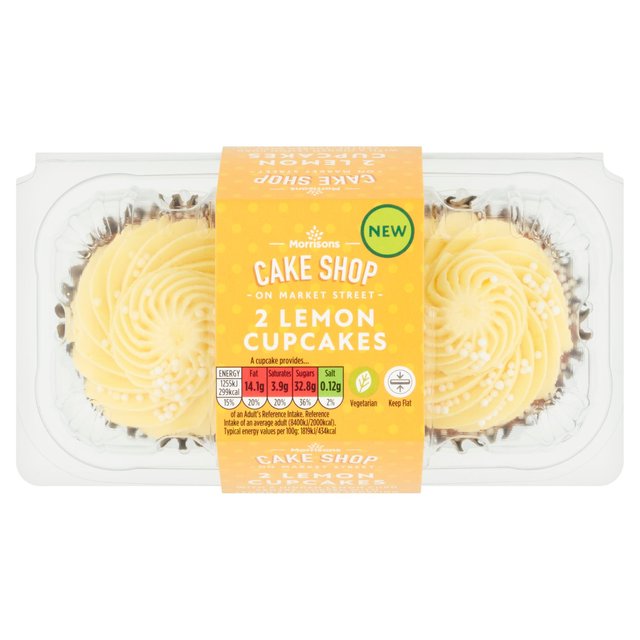 Market Street Lemon Cupcakes  2 per pack